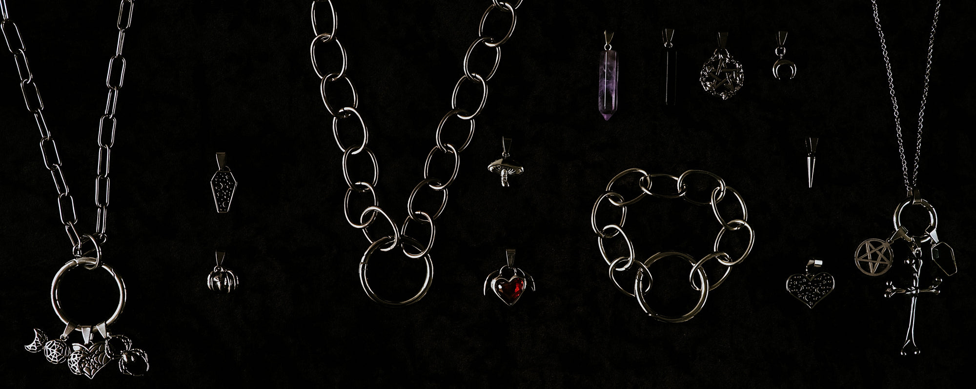 Charm Coven | Gothic Charm Bracelets, Necklaces & Charms