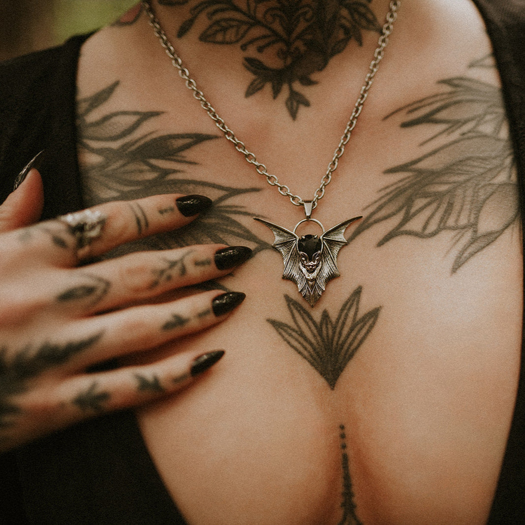 Nightfall Obscura Bat Necklace