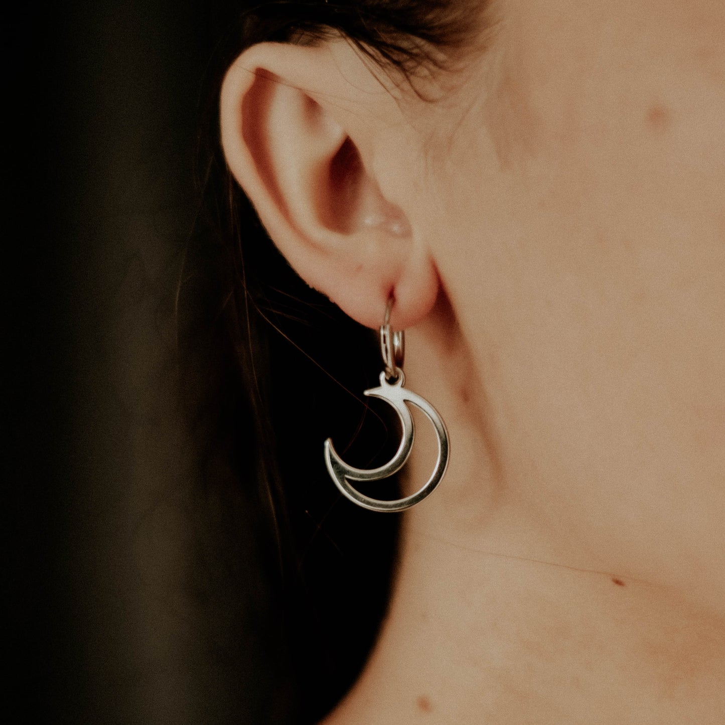 Moonstruck Hoop Earrings Mysticum Luna