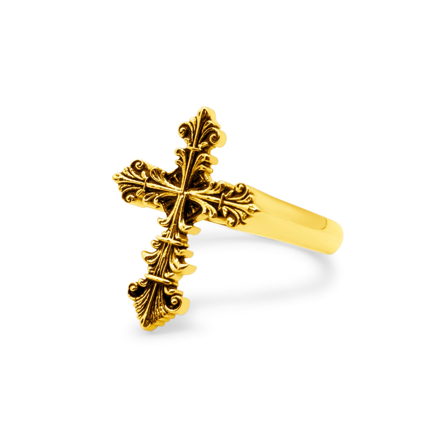 Lament Cross Ring Gold Mysticum Luna