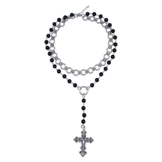 Lament Cross Choker Mysticum Luna