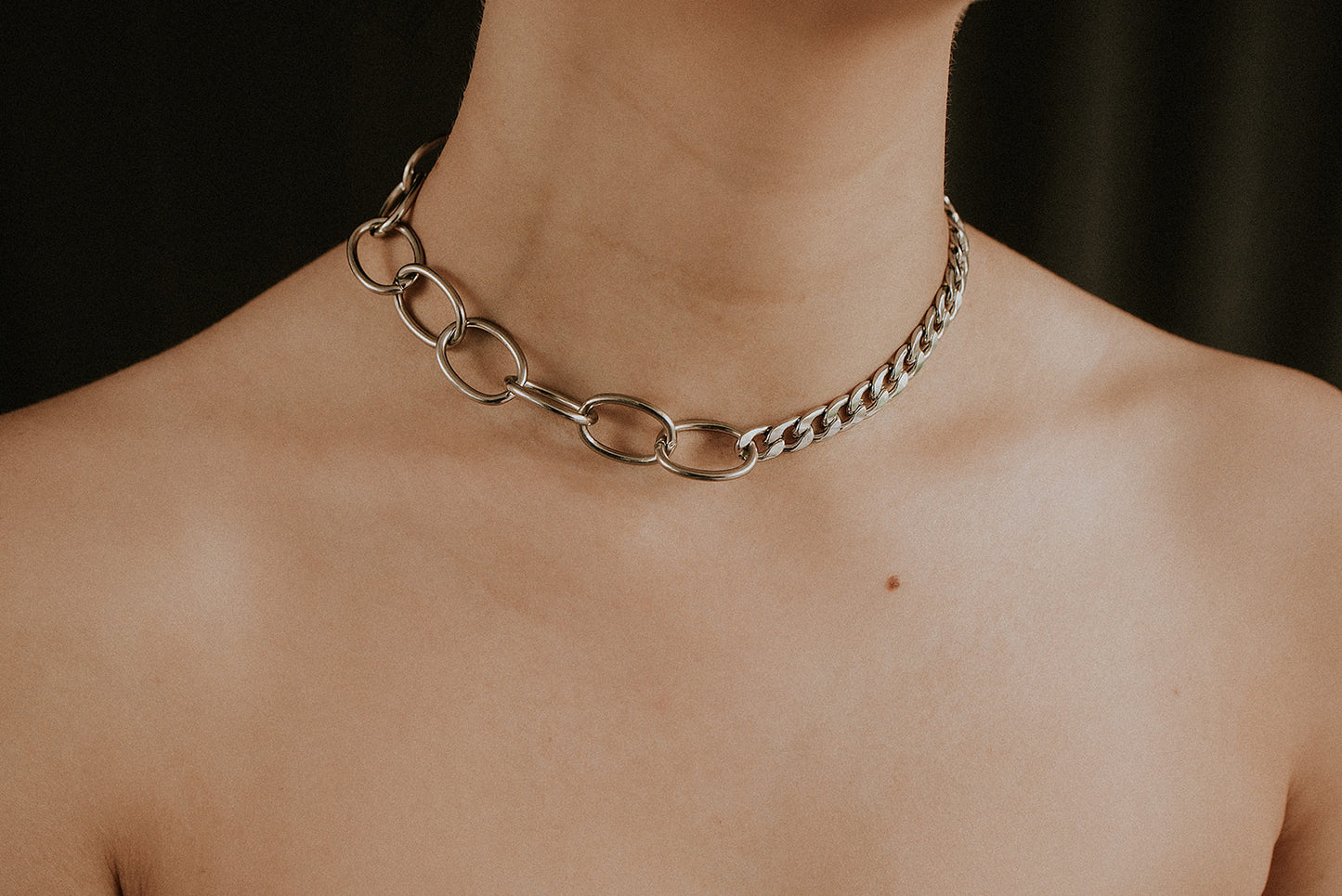 Bound Multi Chain Choker Mysticum Luna