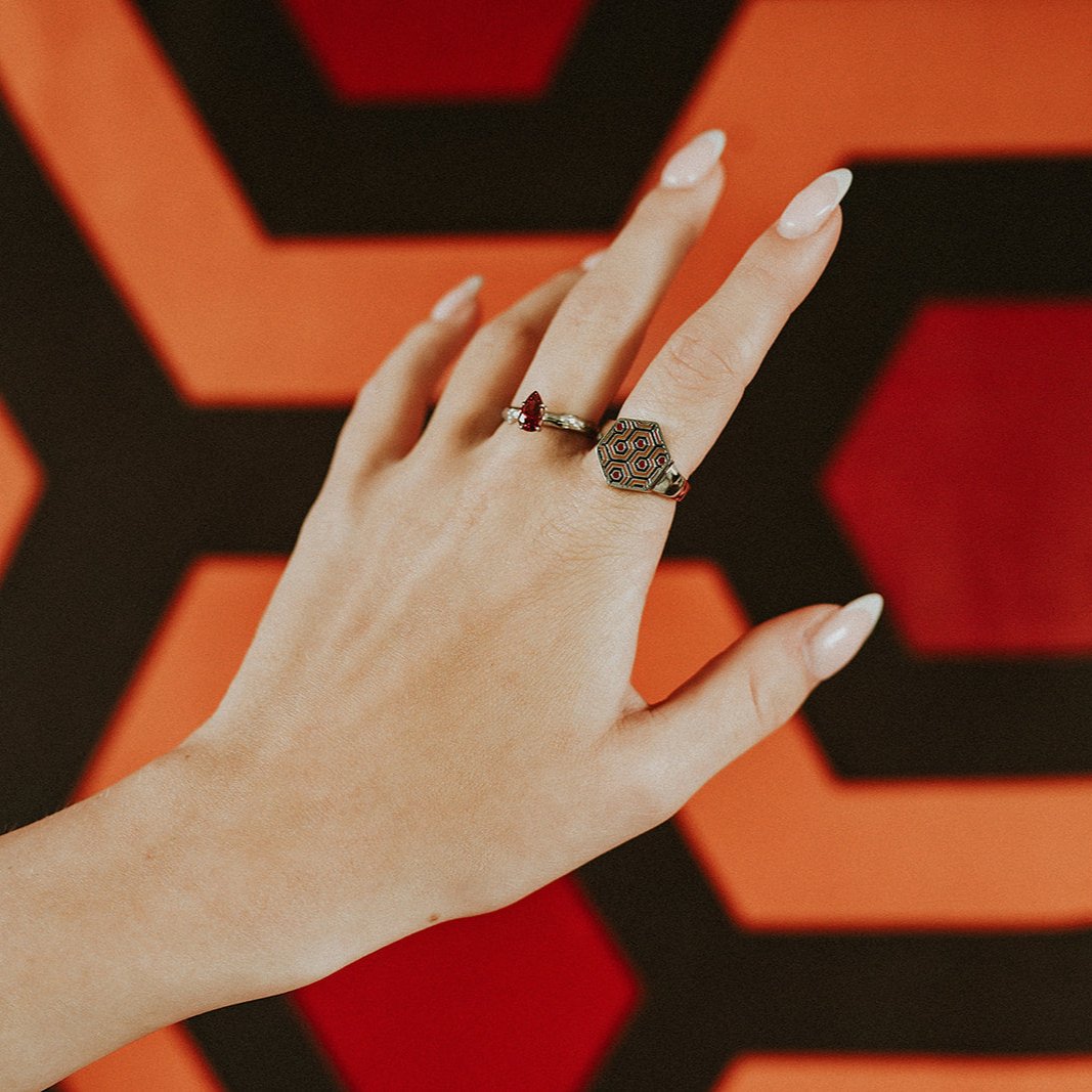 Overlook Hexagon Ring Mysticum Luna Gothic Jewellery