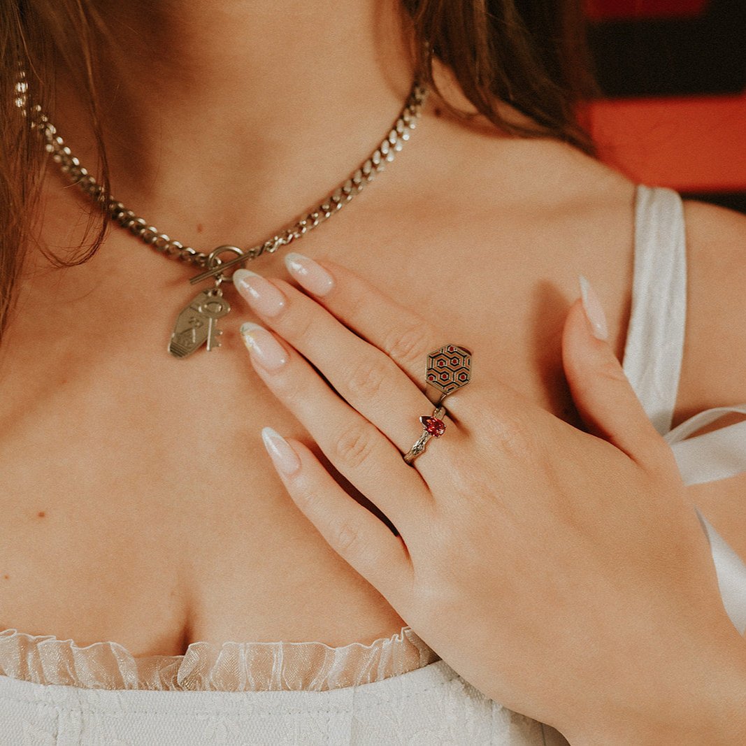 Room 237 Overlook Key Necklace Mysticum Luna Gothic Jewellery
