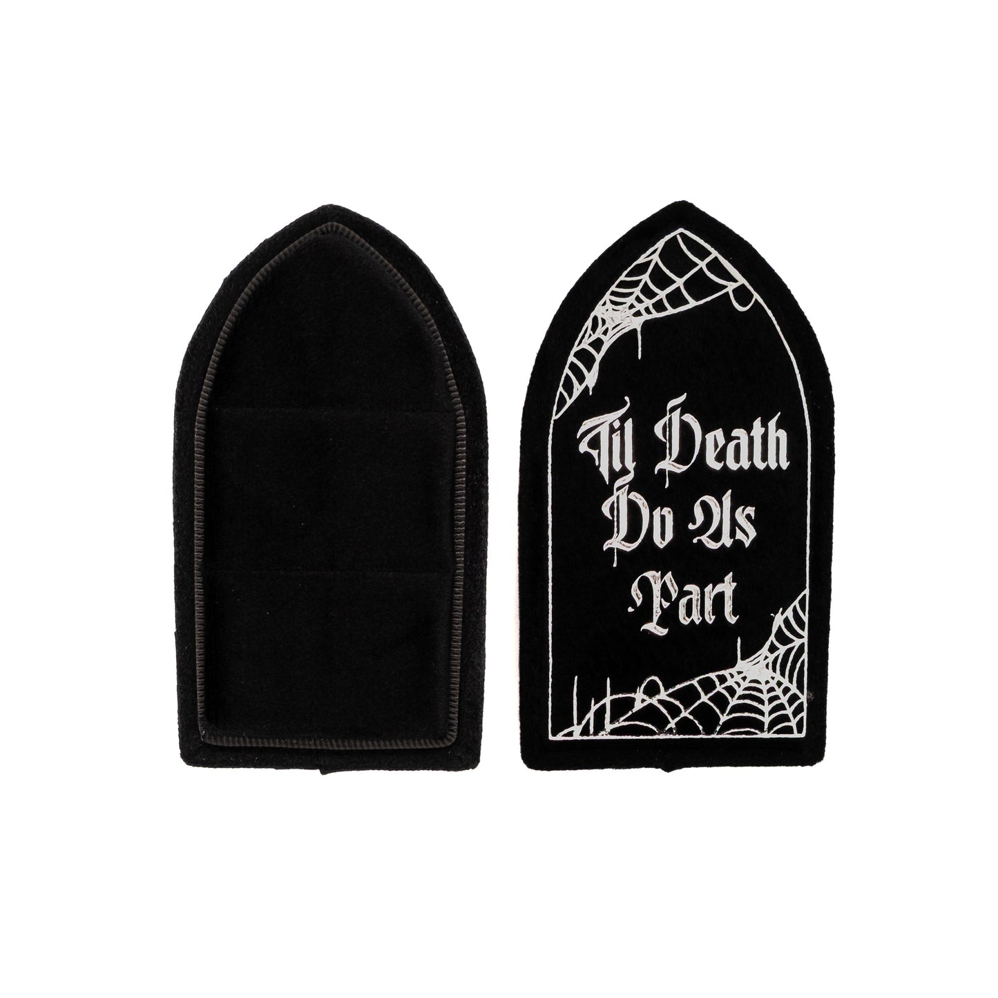 Til Death Do Us Part Window Wedding Ring Box