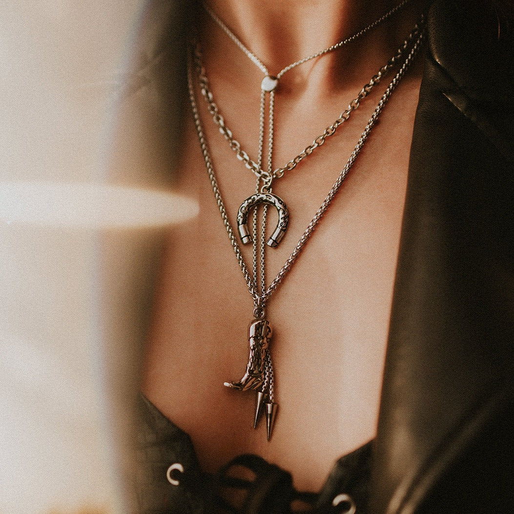 Outlaw Bolo Spike Necklace Mysticum Luna