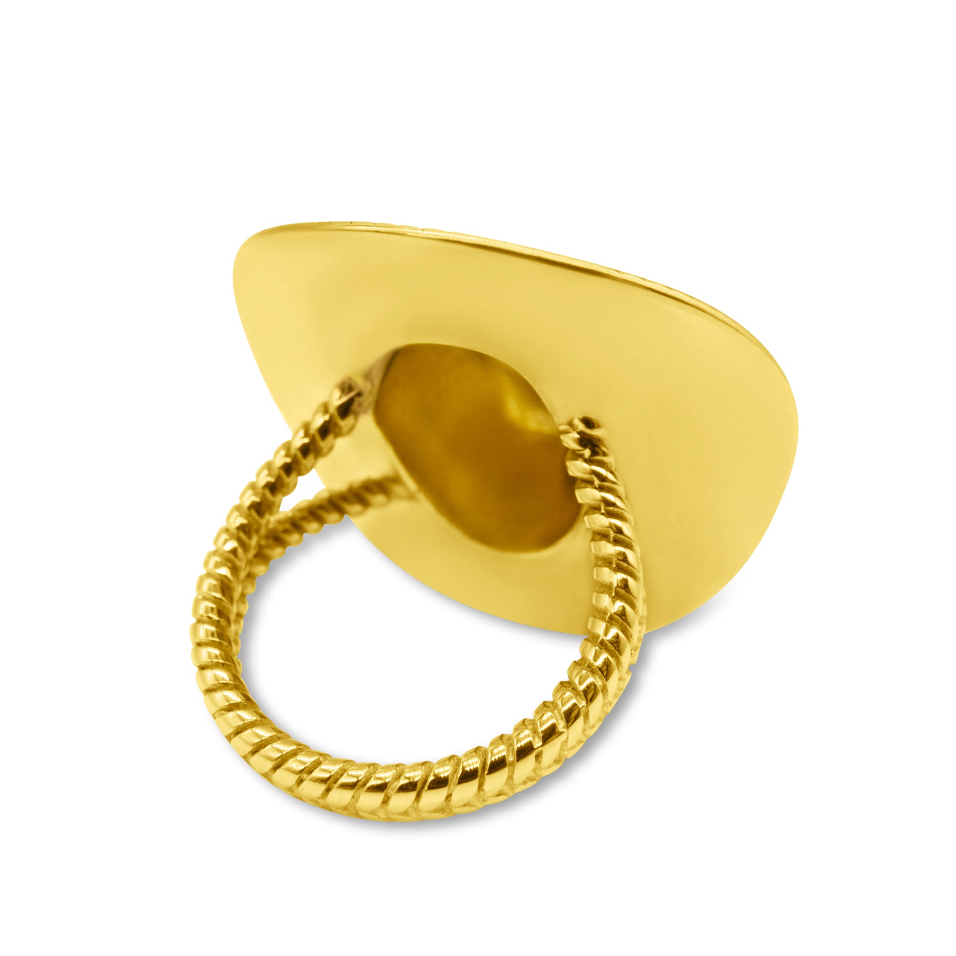 Rodeo Cowboy Hat Ring Gold Mysticum Luna