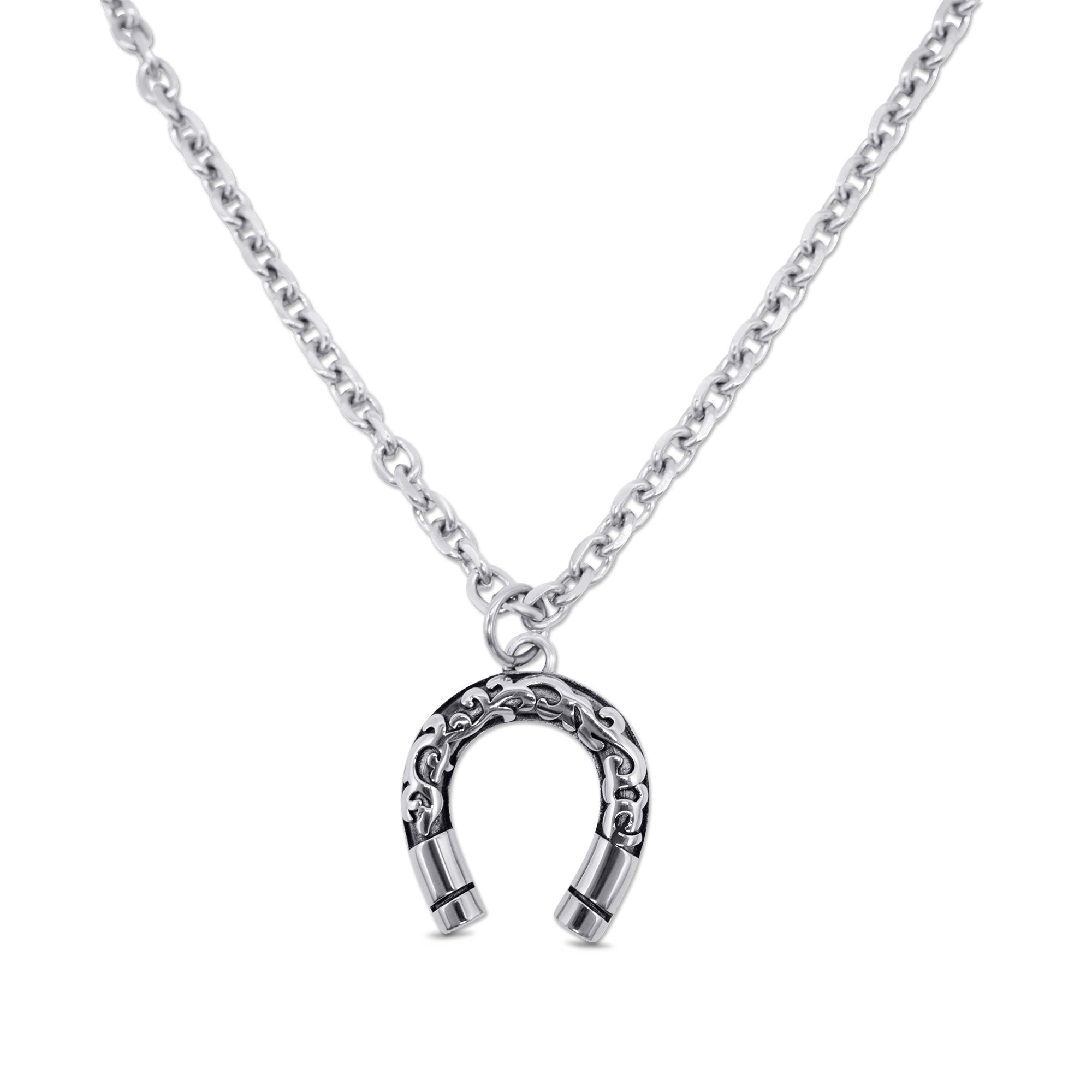 Lucky Charm Horseshoe Necklace – Mysticum Luna Gothic Jewellery
