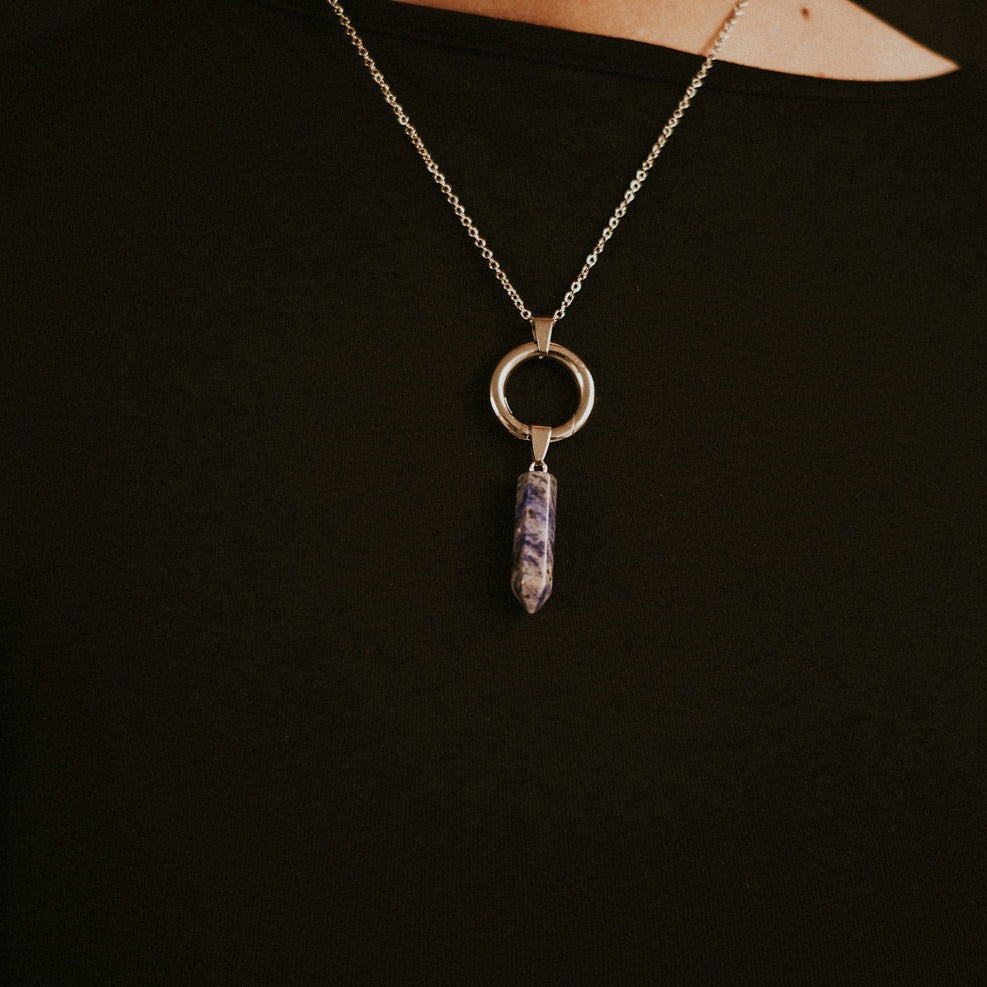 Charm Coven Sodalite Crystal Charm Mysticum Luna
