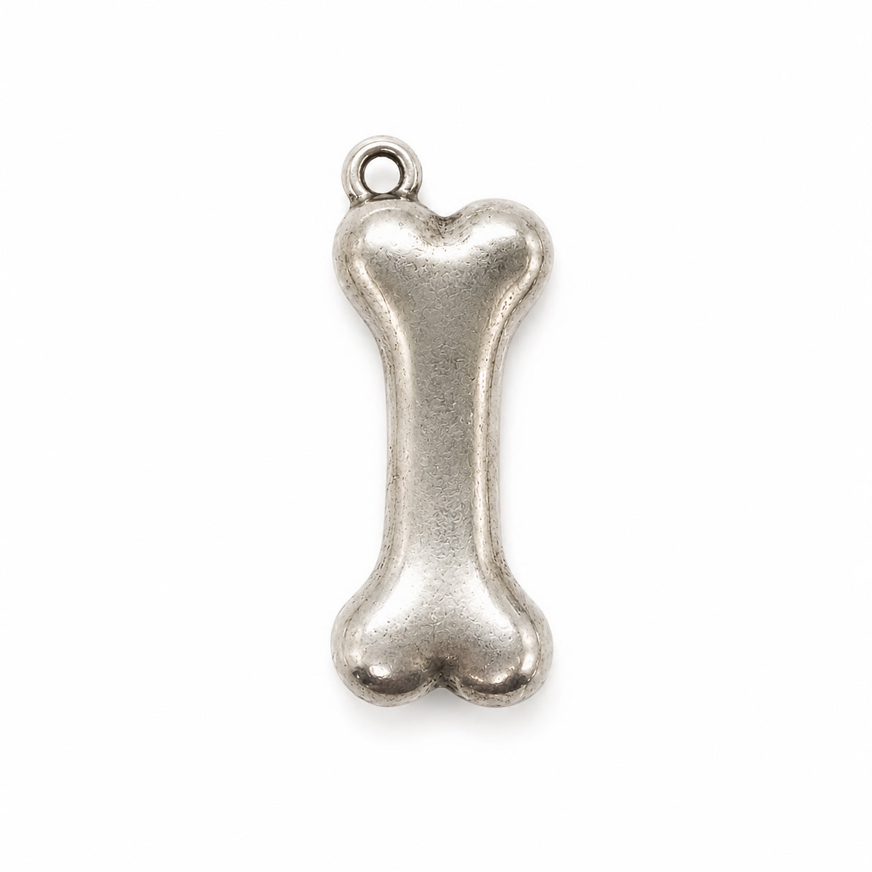 Silver Bone Charm