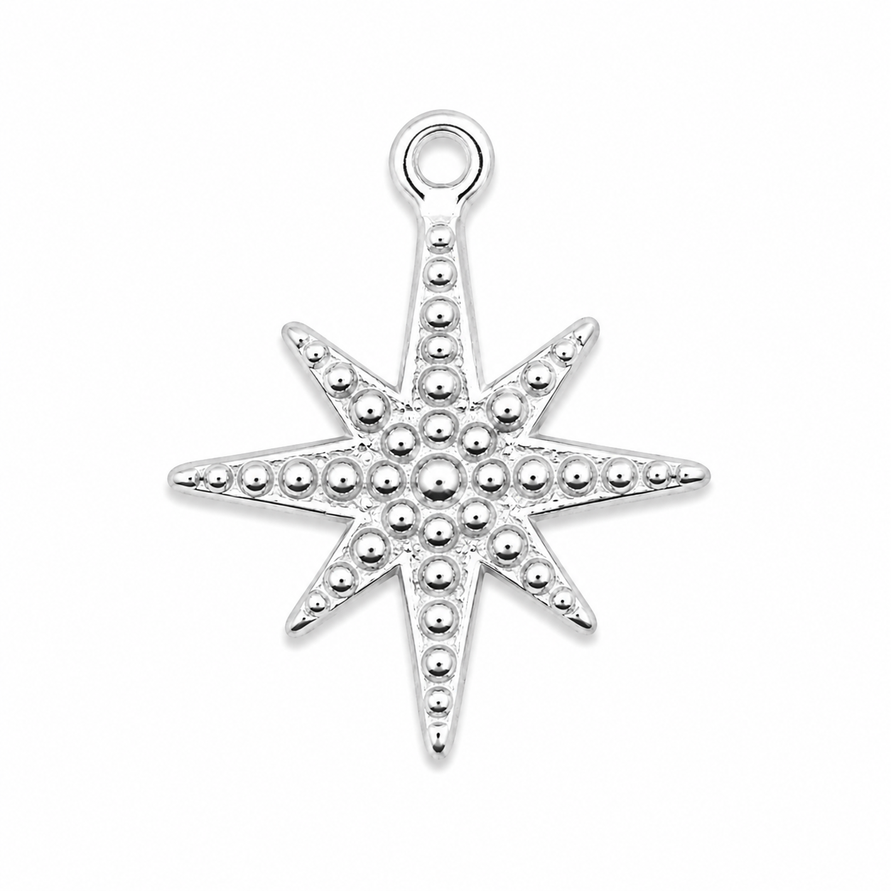 Detailed North Star Charm