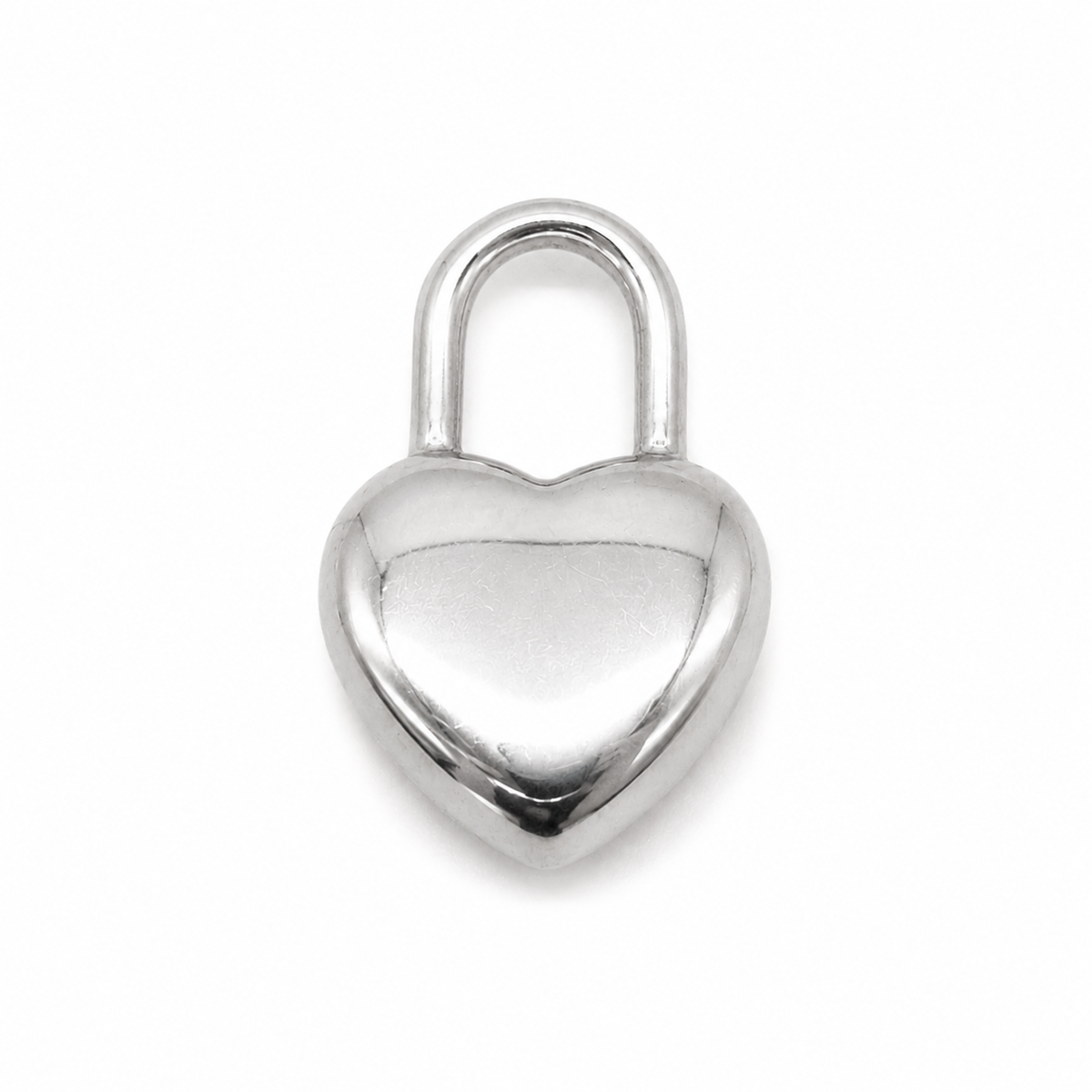 Heart Padlock Charm