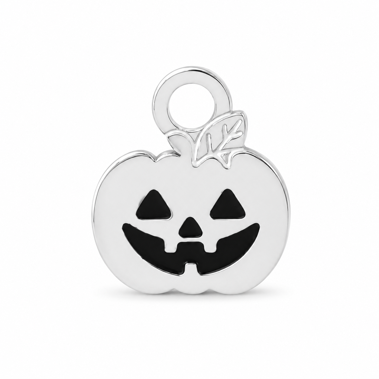 Silver pumpkin Charm