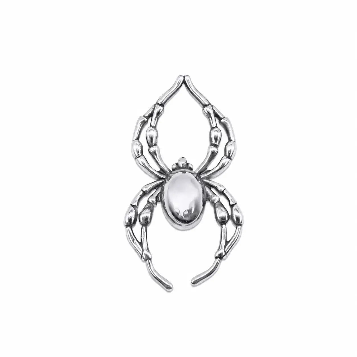 Orb weaver spider charm