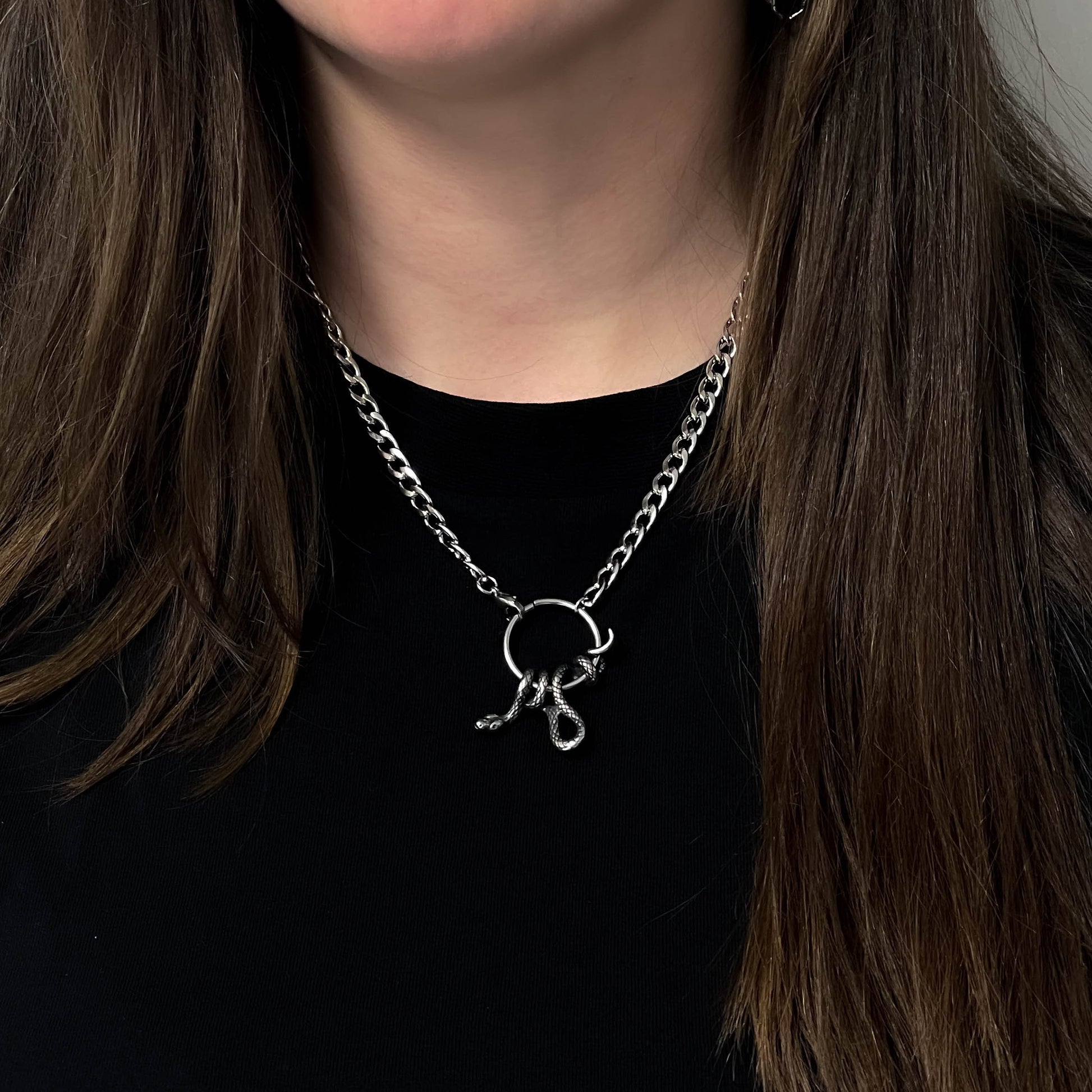 Serpent's Lair Snake Necklace mysticumluna2021