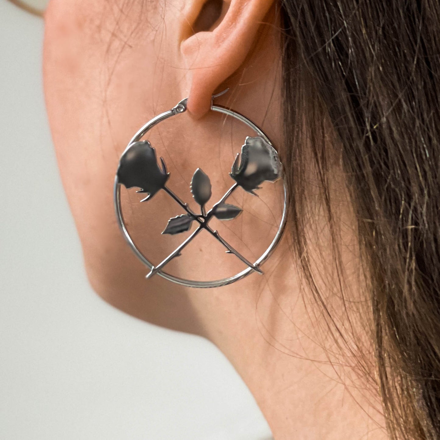 Sephira Rose Hoop Earrings mysticumluna2021