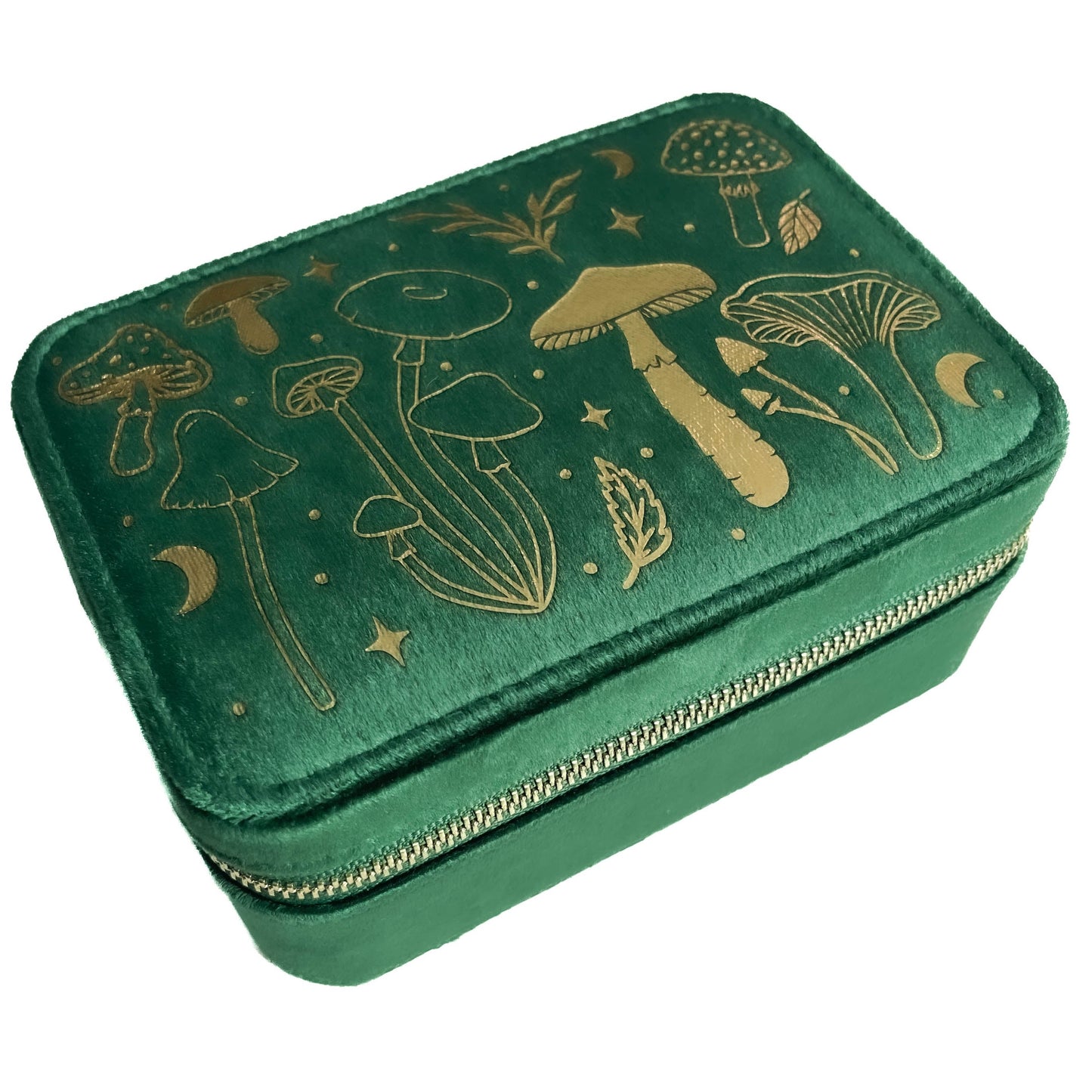 Green Witch Mushroom Jewellery Box Mysticum Luna