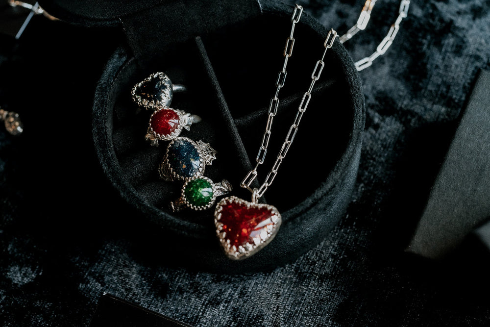 Gothic Alternative Breastmilk Jewellery