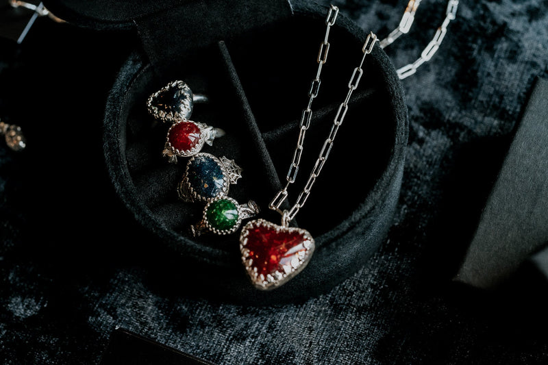 Gothic Alternative Breastmilk Jewellery