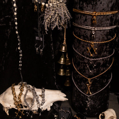 Tethered Remains Bones Necklace