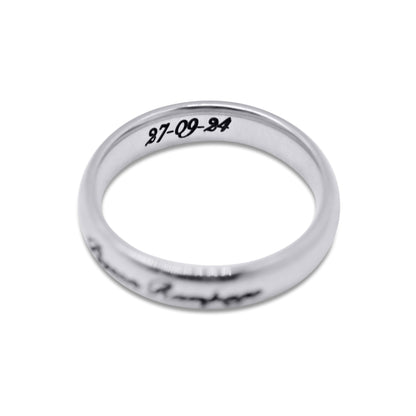 Personalised Engraved Band Ring