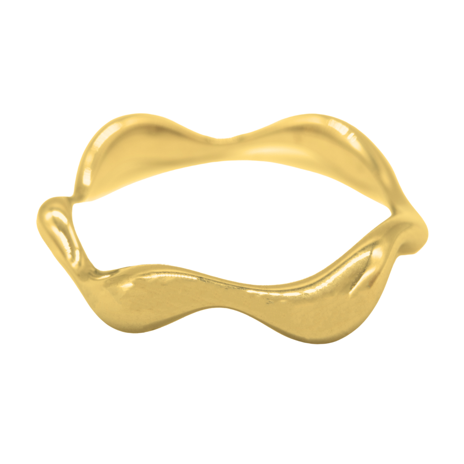 Infernum Gold Wavy Ring Mysticum Luna