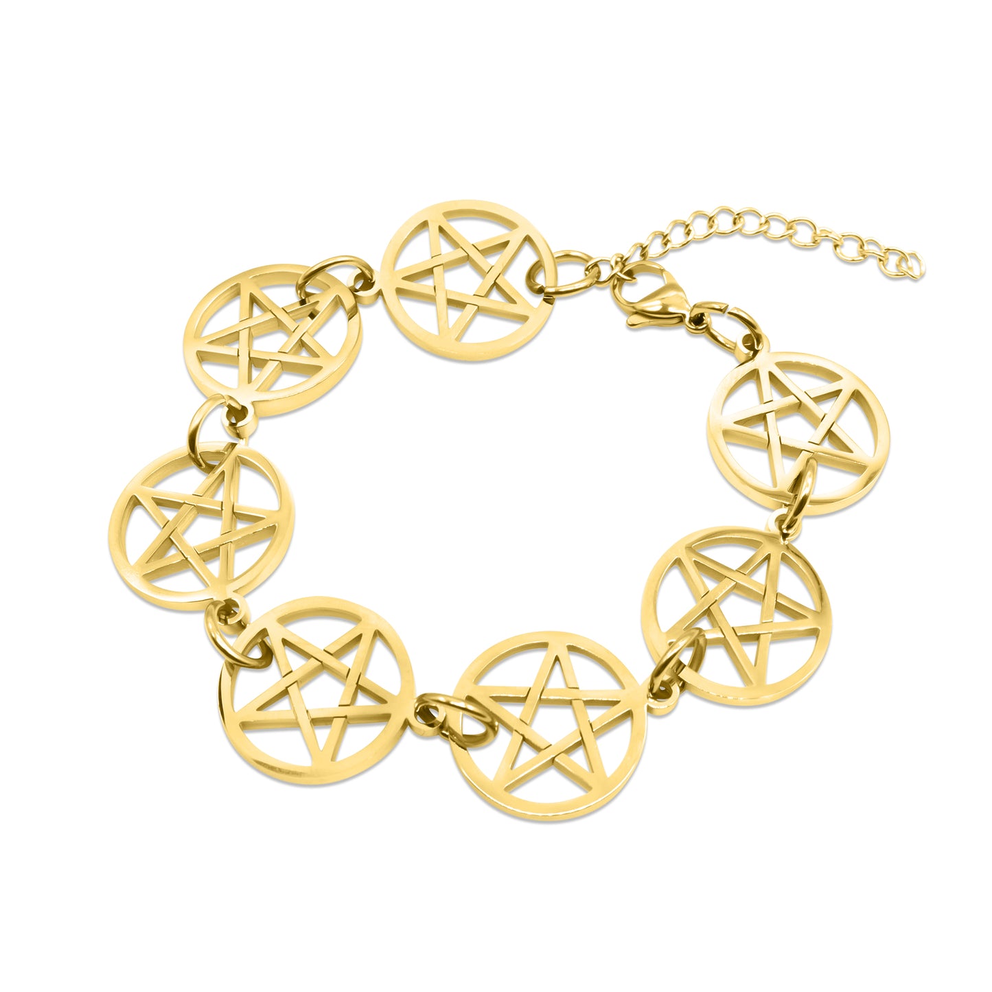 Gold Pentacle Bracelet mysticumluna2021