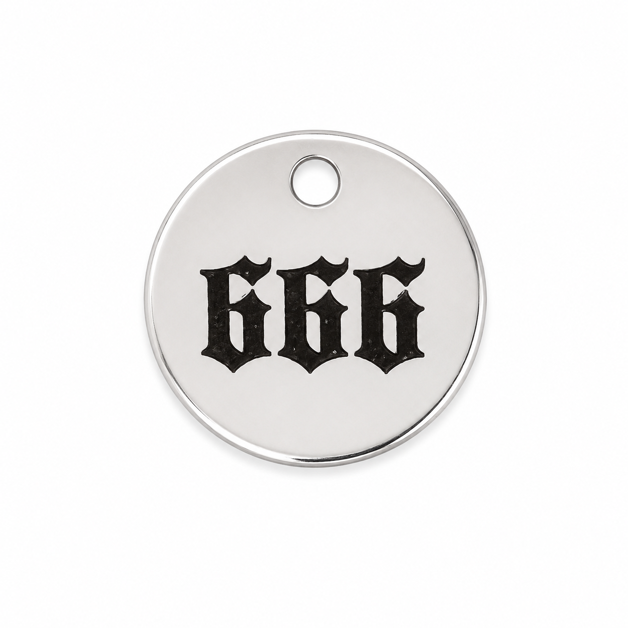 666 Circle charm