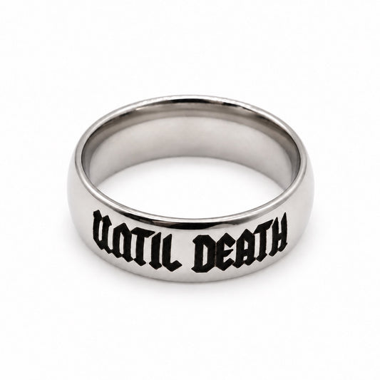 6mm Personalised Engraved Band Ring