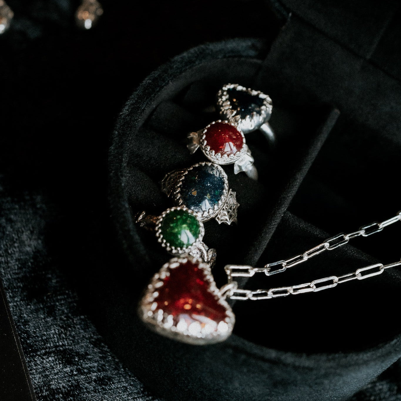 Spider's Embrace Gothic Breastmilk Ring