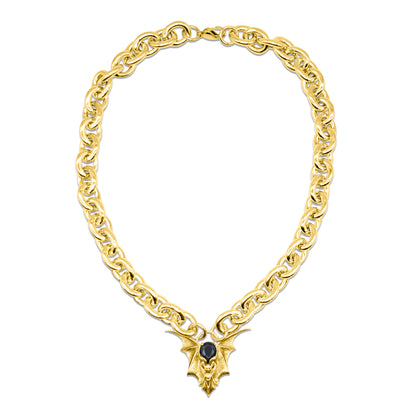 Nightfall Obscura Bat Gold Necklace