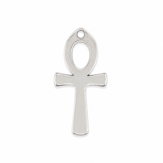 Silver Ankh Cham