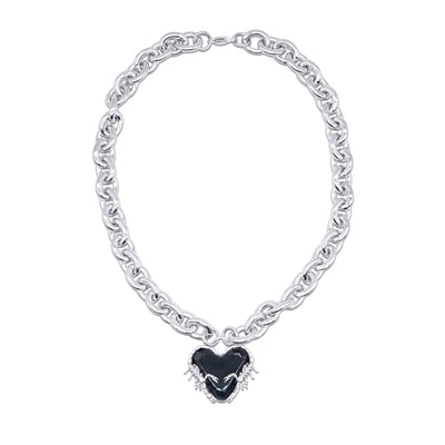 Venin Obscura Scorpion Heart Necklace