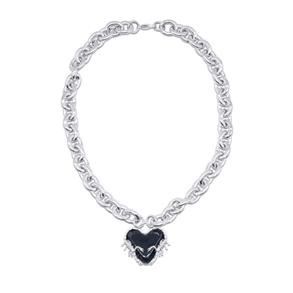 Venin Obscura Scorpion Heart Necklace