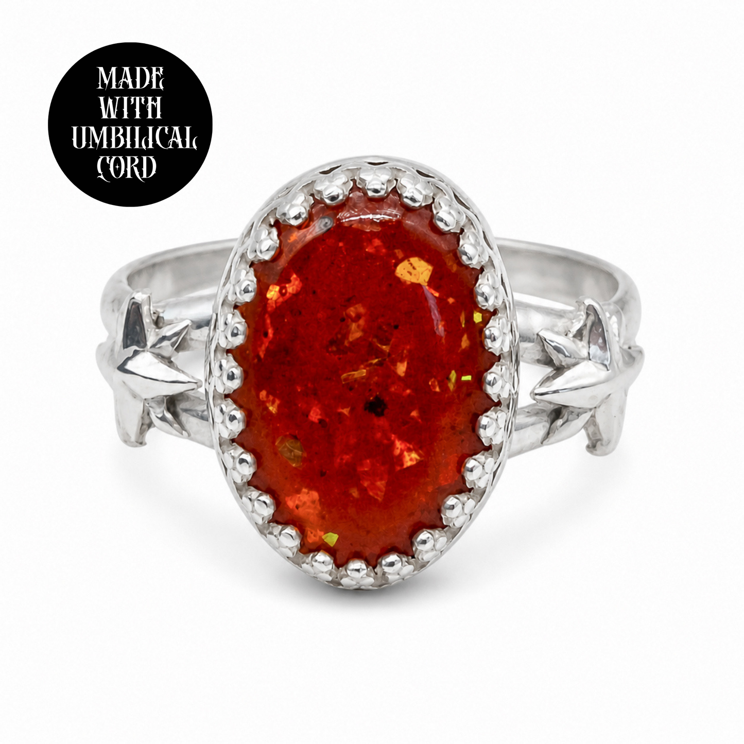 Lunar Bond Celestial Breastmilk & Ashes Memorial Ring