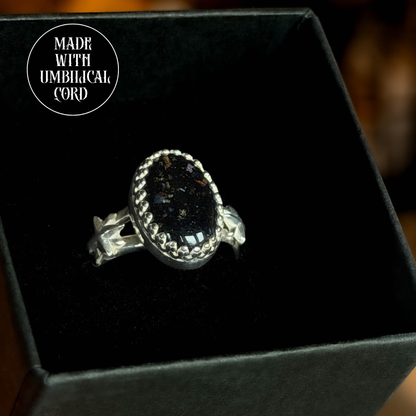 Lunar Bond Gothic Breastmilk Ring