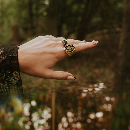 Venin Obscura Scorpion Gold Ring