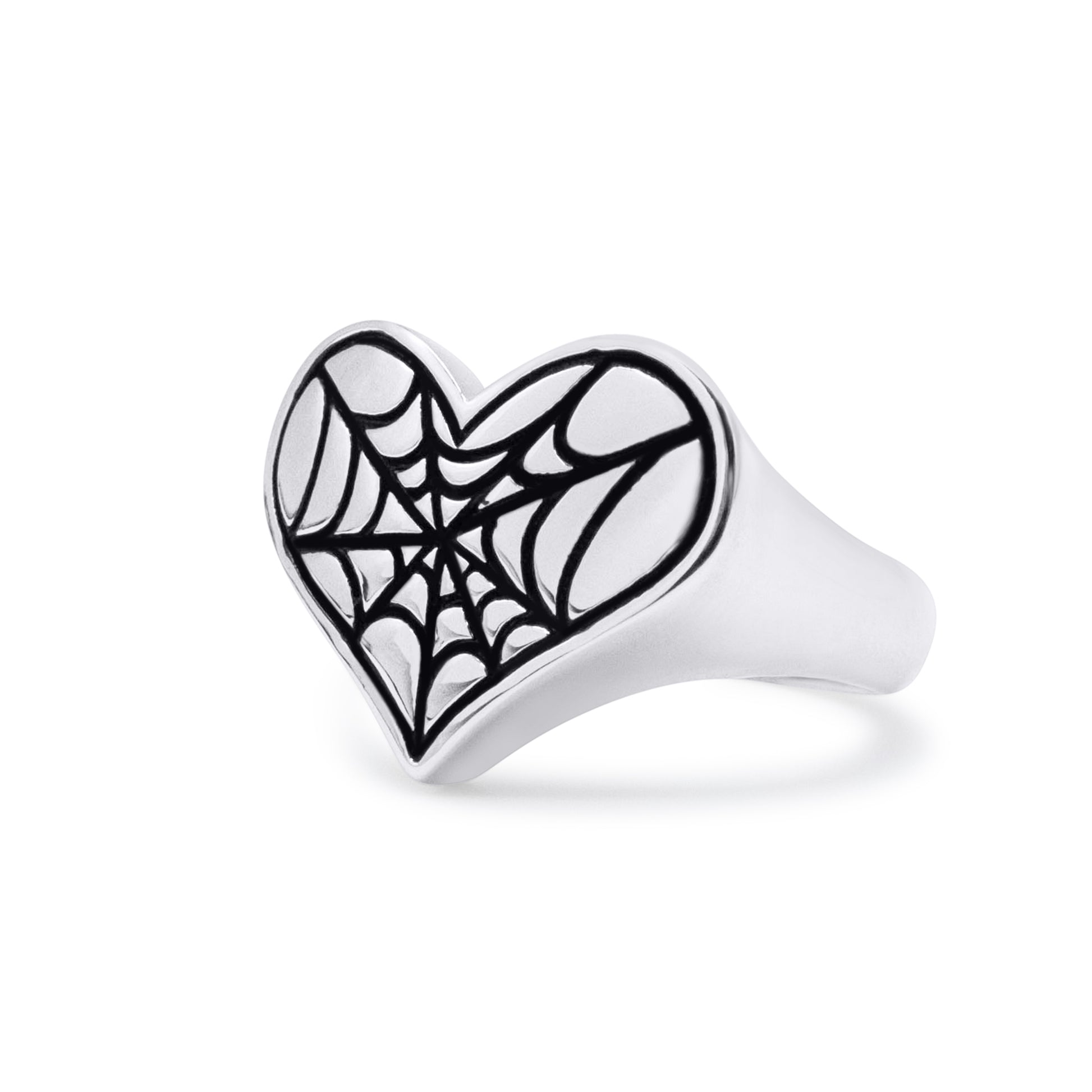 Cobweb Heart Ring mysticumluna2021