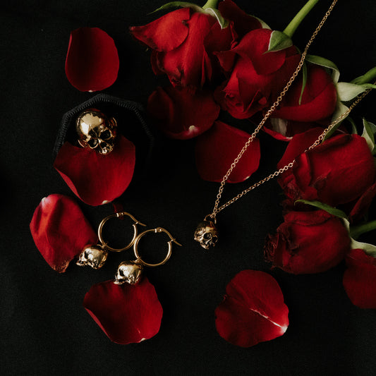 Gold Hel Skull Valentine's Gift Set Mysticum Luna