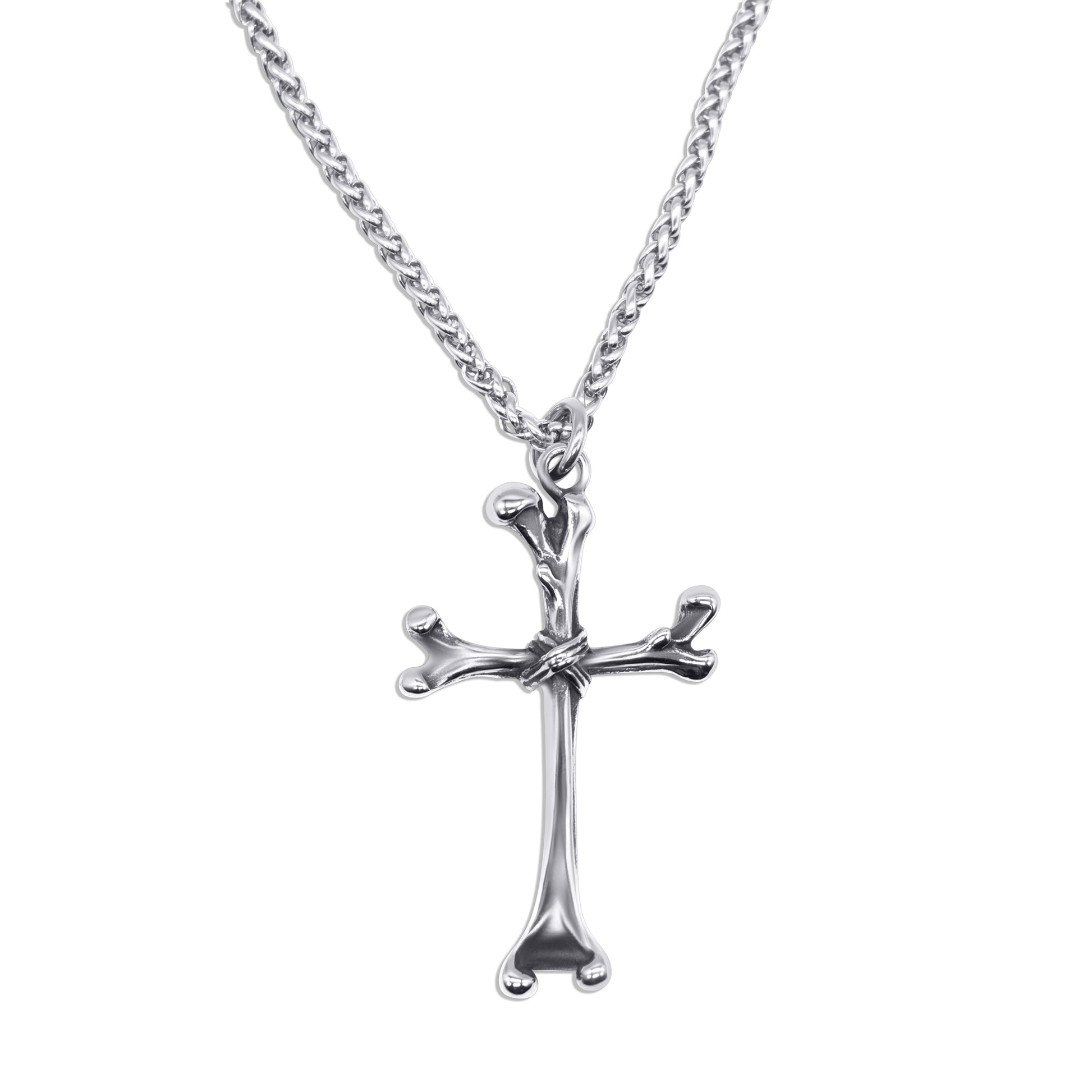 Osteomancy Bone Cross Necklace mysticumluna2021