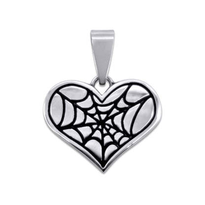 Charm Coven Cobweb Heart Charm