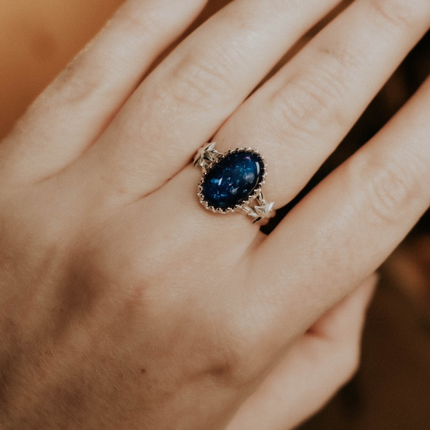 Lunar Bond Gothic Breastmilk Ring