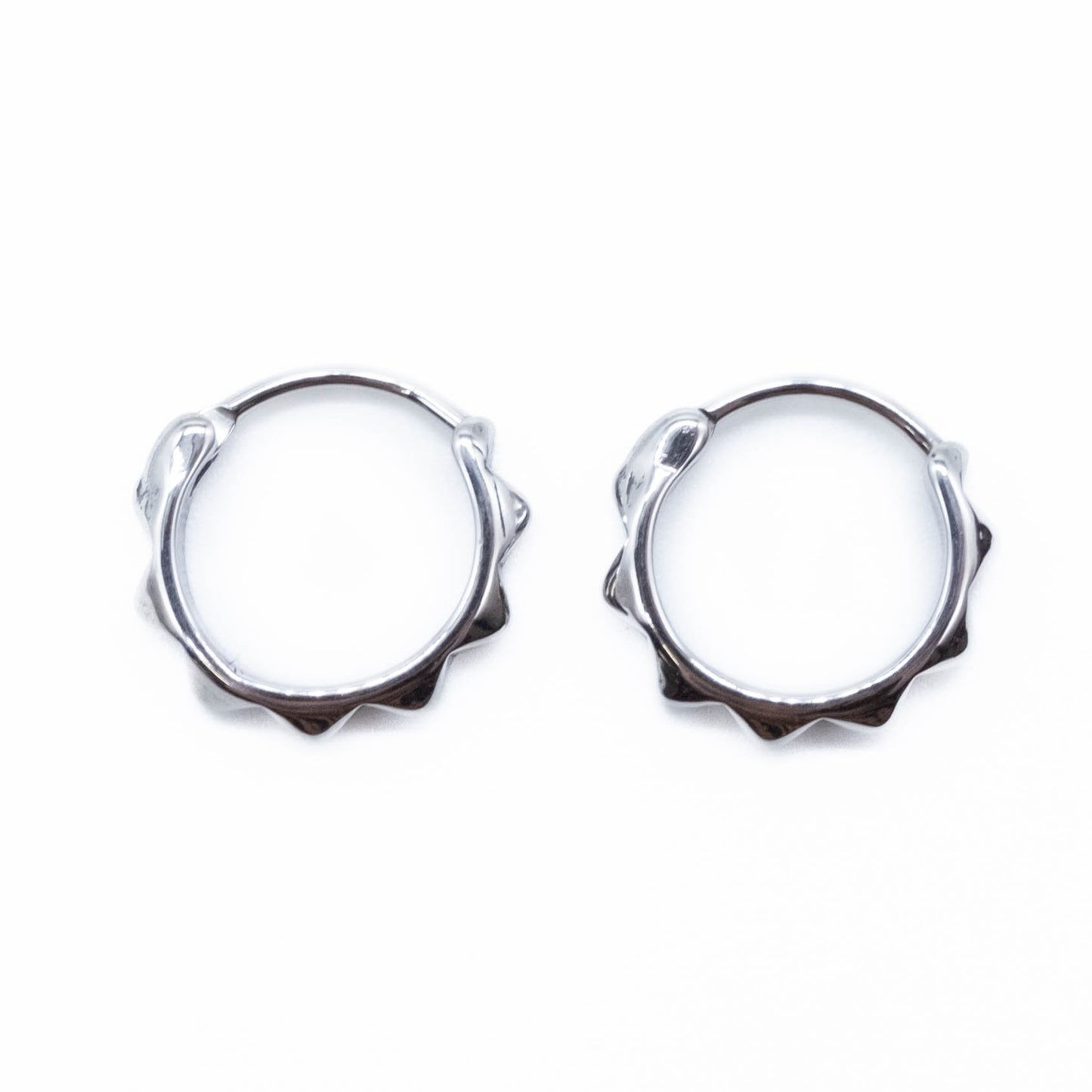 Studded Small Hoop Earrings Mysticum Luna