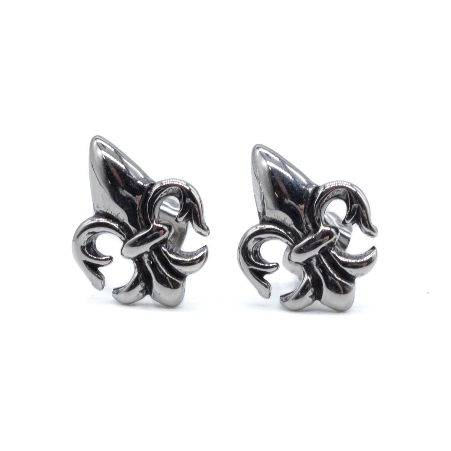 Fleur De Lis Stud Earrings Mysticum Luna