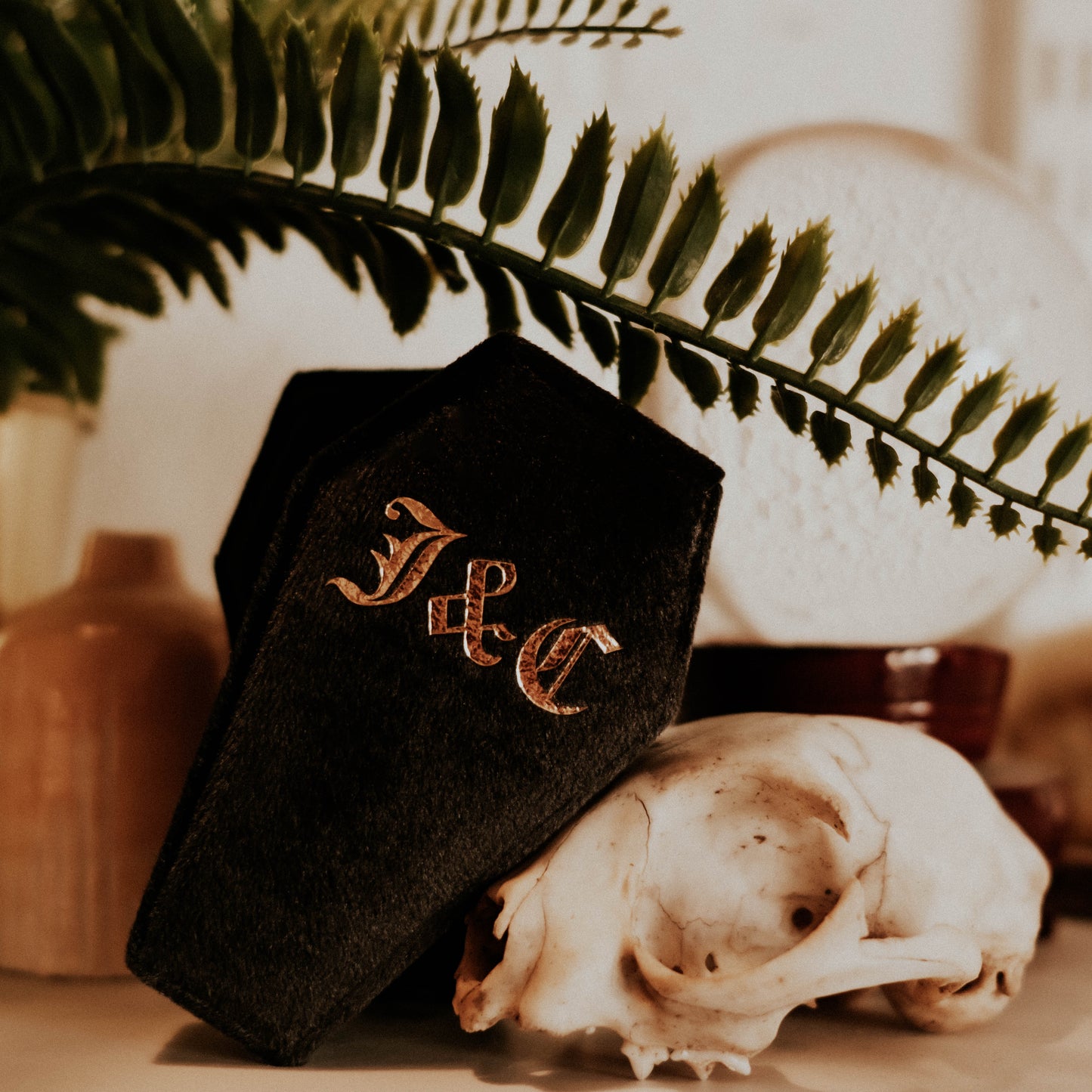 Personalised Engagement Coffin Ring Box