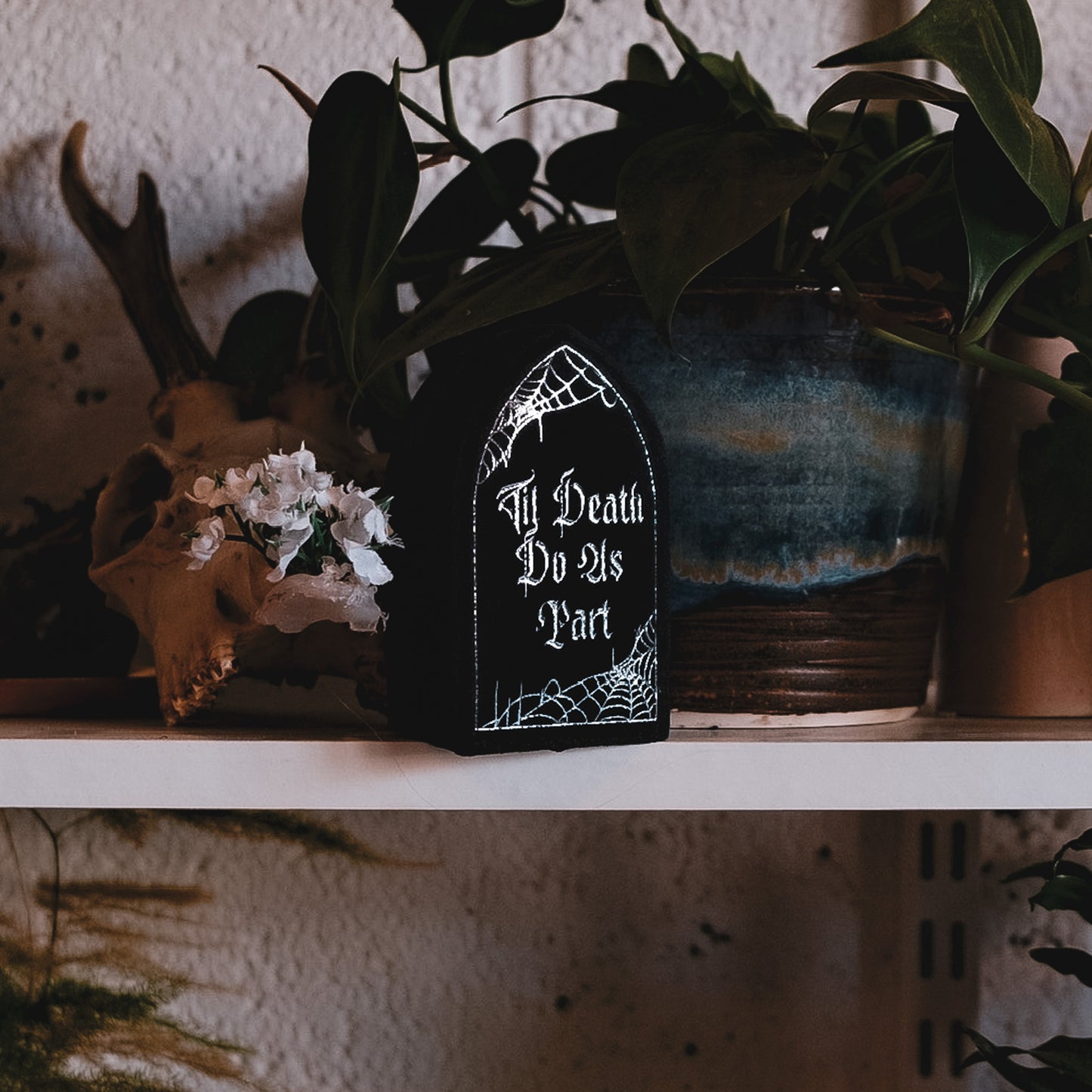 Til Death Do Us Part Window Wedding Ring Box