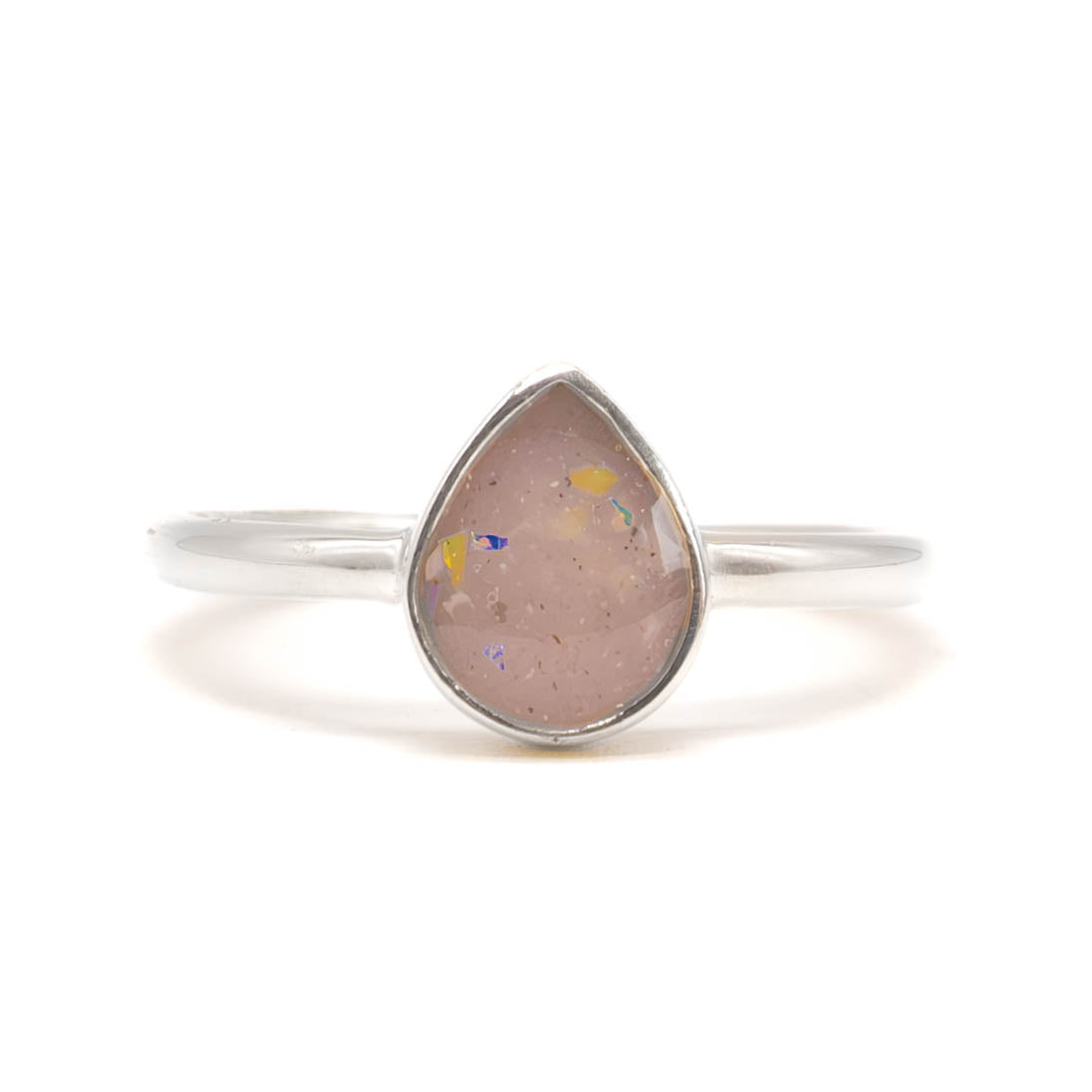 Memory Teardrop Breastmilk & Ashes Memorial Ring