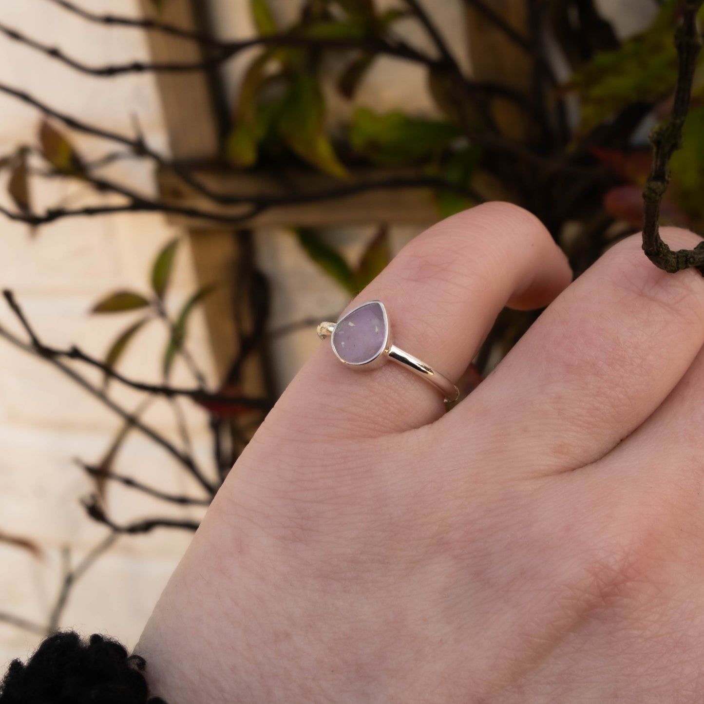 Memory Teardrop Breastmilk & Ashes Memorial Ring