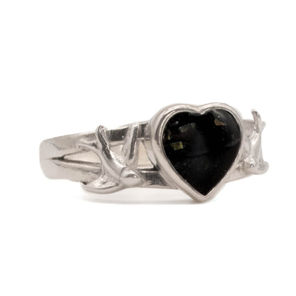 Swallow’s Vigil Heart Breastmilk & Ashes Memorial Ring