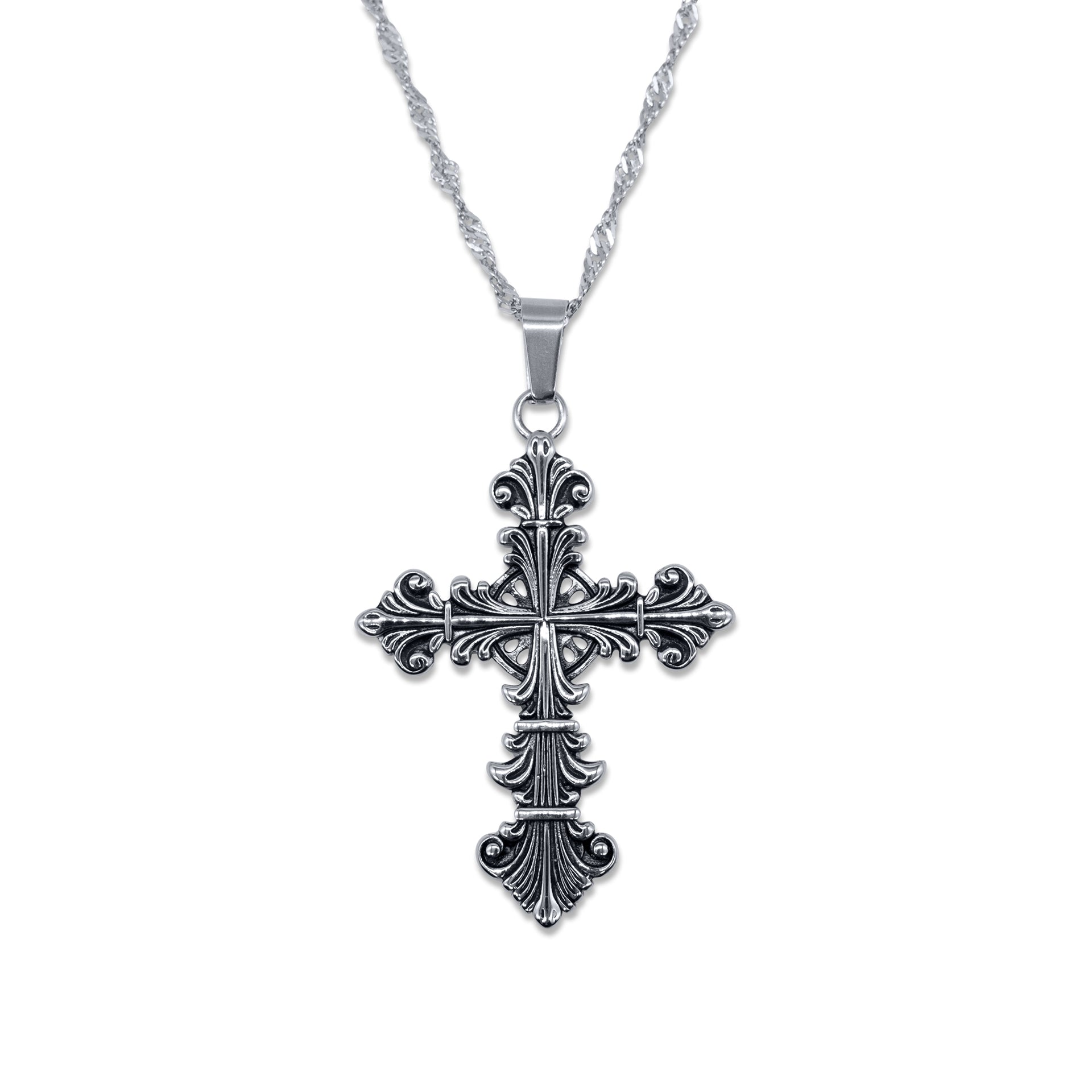 Lament Cross Necklace Gothic Cross Necklace – Mysticum Luna